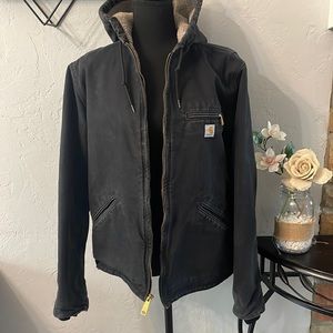 ✨ EUC Carhartt Sherpa Lined Canvas Jacket ✨
